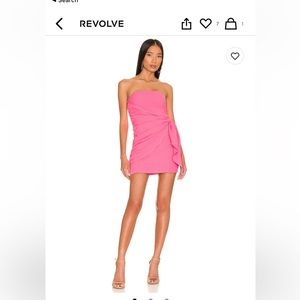 Hot pink superdown mini dress from revolve xxs